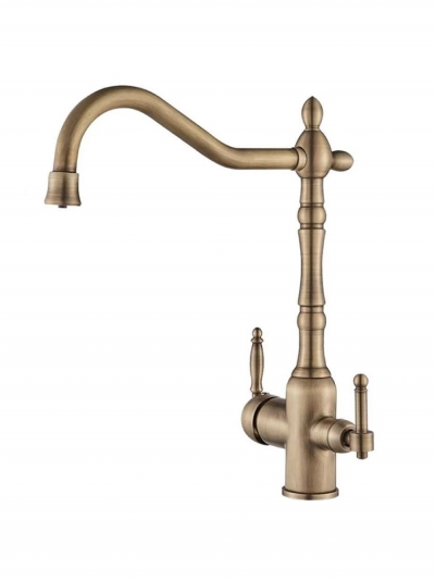 Смеситель для кухни Antiqua с поворотным изливом и каналом для фильтрованной воды-1